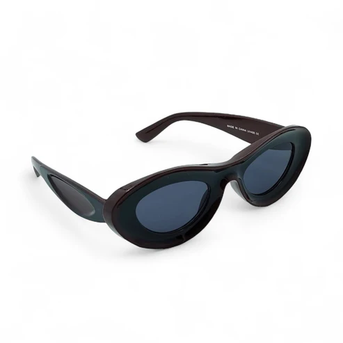Modern Oval Wrap Sunglasses