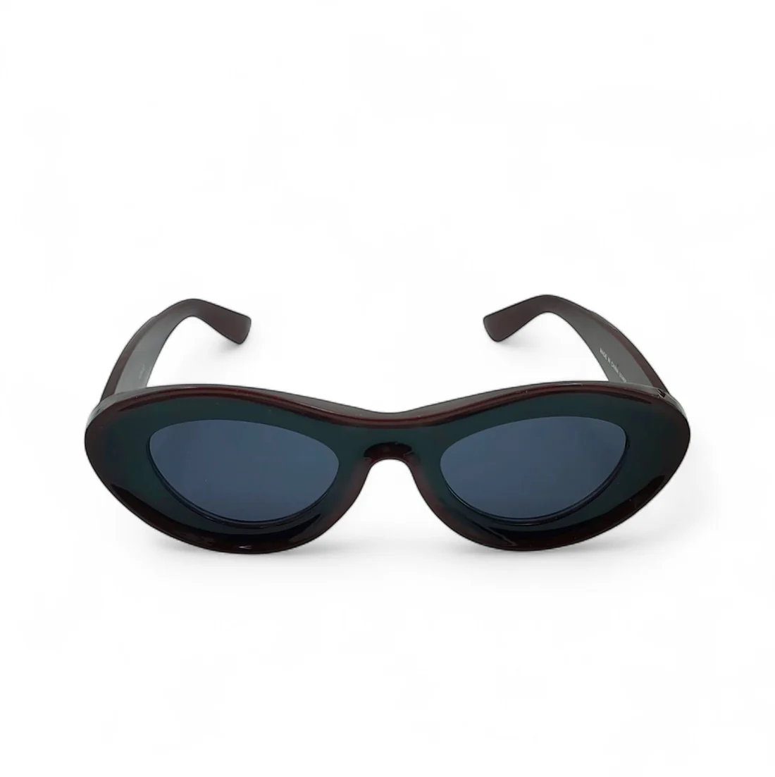 Modern Oval Wrap Sunglasses