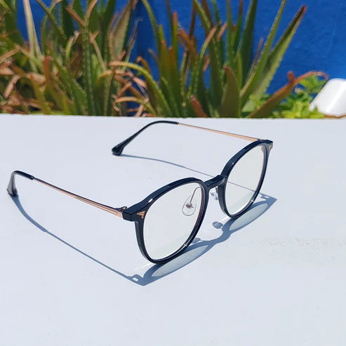 Oval Unisex Blue Light Glasses