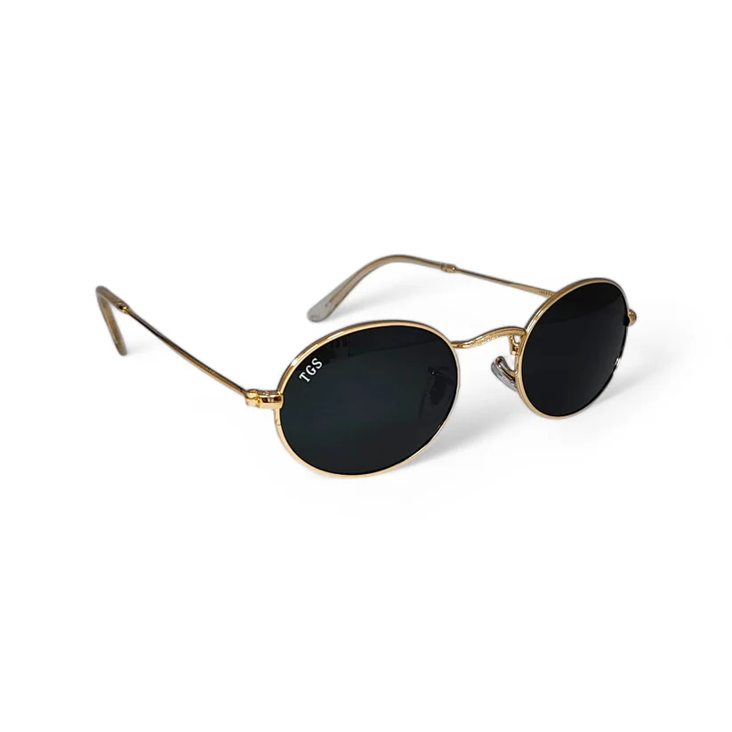 Oval TGS Metal Unisex Sunglasses