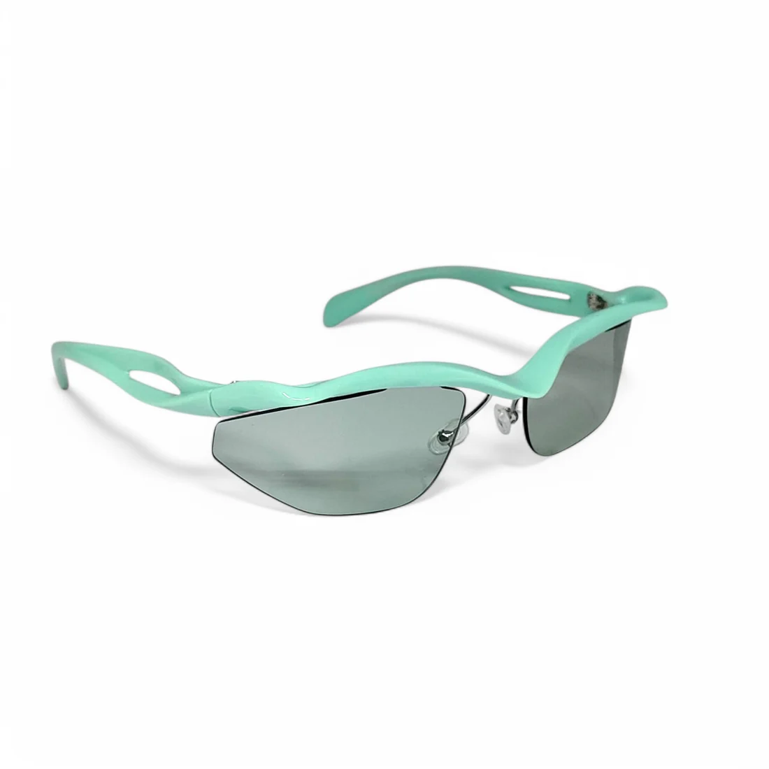 Mint Wave Rimless Sunglasses